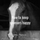 how to keep sponsors happy
