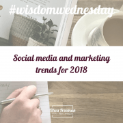 social media and marketing trends for 2018