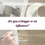are you a blogger or an influencer? are you a blogger or an influencer?