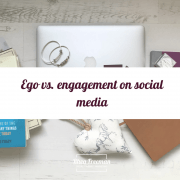 ego vs. engagement on social media