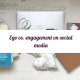 ego vs. engagement on social media