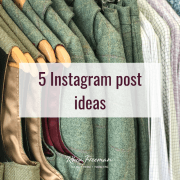 5 instagram post ideas