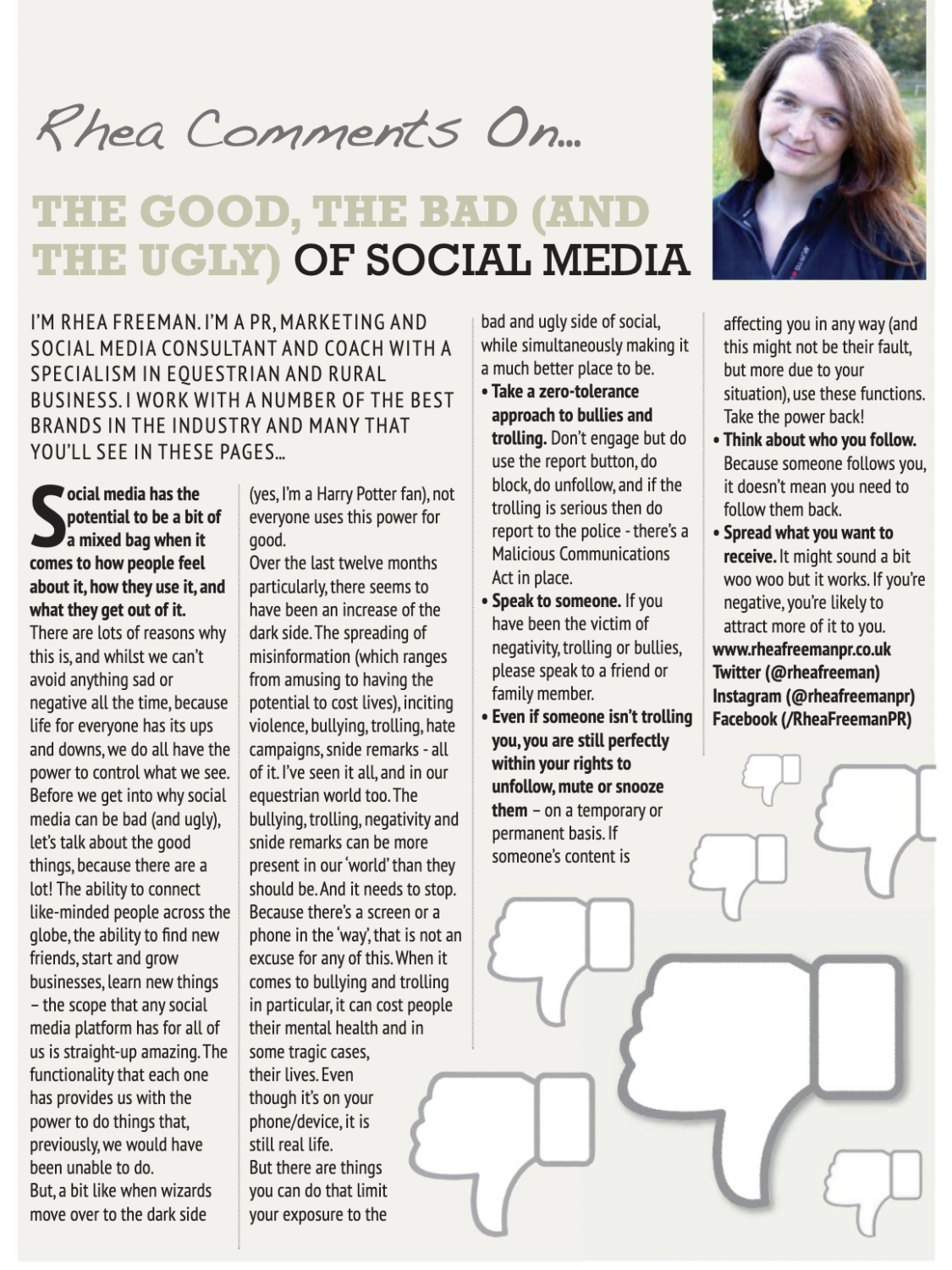 The good, the bad (and the ugly) of social media