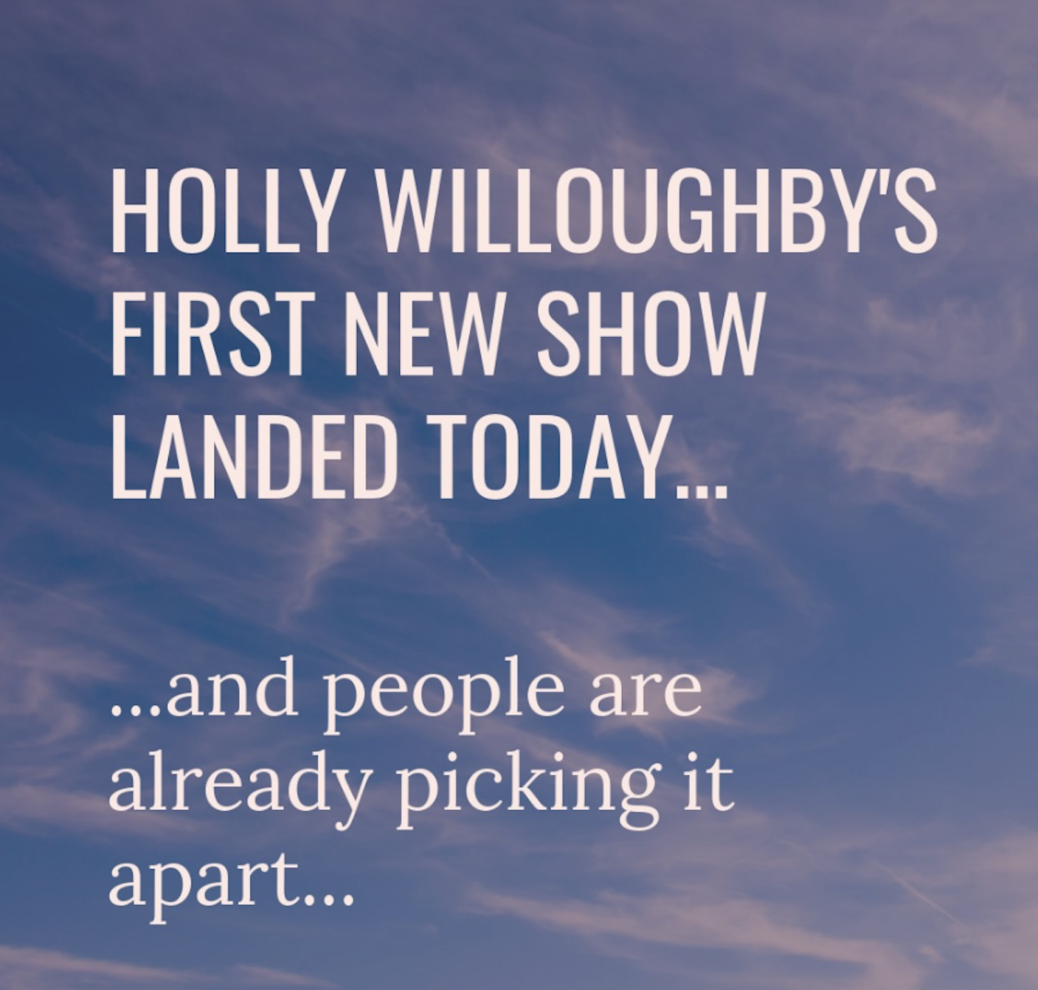 Overcoming Launch Paralysis: What Holly Willoughby Teaches Us